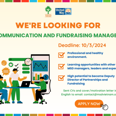 Recruitment_Managing Communication and Fundraising of MSD