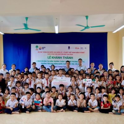 LỄ KHÁNH THÀNH 02 NHÀ VỆ SINH TẠI ĐIỂM TRƯỜNG THÔN 1 VÀ THÔN 10, TRƯỜNG TH ĐỘNG QUAN, HUYỆN LỤC YÊN, TỈNH YÊN BÁI