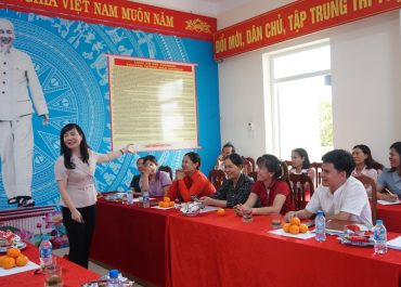 TẬP HUẤN “CHĂM SÓC SỨC KHOẺ, TÂM LÝ CHO TRẺ EM – VỊ THÀNH NIÊN TRONG BỐI CẢNH THIÊN TAI, BÃO LŨ” TẠI TRƯỜNG THCS VĂN TỐ, HUYỆN TỨ KỲ, TỈNH HẢI DƯƠNG
