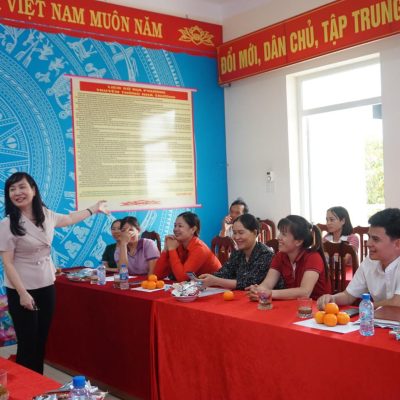TẬP HUẤN “CHĂM SÓC SỨC KHOẺ, TÂM LÝ CHO TRẺ EM – VỊ THÀNH NIÊN TRONG BỐI CẢNH THIÊN TAI, BÃO LŨ” TẠI TRƯỜNG THCS VĂN TỐ, HUYỆN TỨ KỲ, TỈNH HẢI DƯƠNG