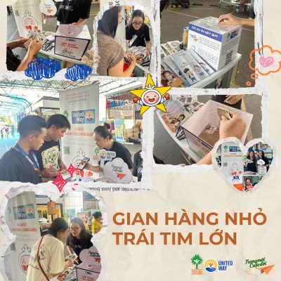 Gian hàng nhỏ - trái tim lớn: Cuối tuần tràn ngập yêu thương của MSD United Way Việt Nam tại Mega Market An Phú