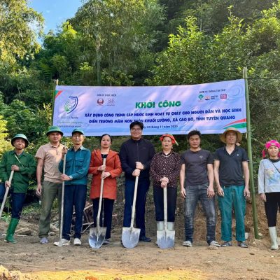 KHỞI CÔNG CÔNG TRÌNH CẤP NƯỚC SẠCH CHO NGƯỜI DÂN THÔN KHUỔI LUÔNG, XÃ CAO BỒ, HUYỆN VỊ XUYÊN, TỈNH HÀ GIANG