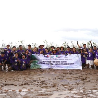FEDEX CHUNG TAY PHỤC HỒI 1HA RỪNG NGẬP MẶN – GÓP PHẦN TĂNG CƯỜNG KHẢ NĂNG CHỐNG CHỊU BIẾN ĐỔI KHÍ HẬU TẠI VĨNH LONG